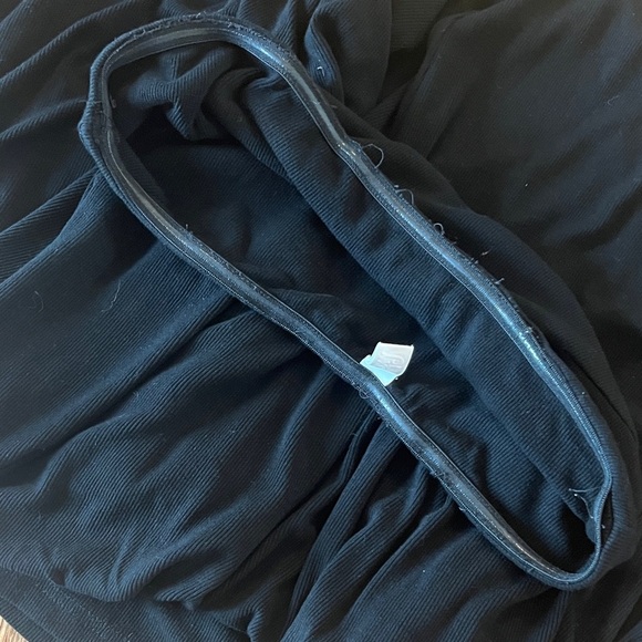 Ribbed Black Strapless Jumpsuit - Picture 5 of 5